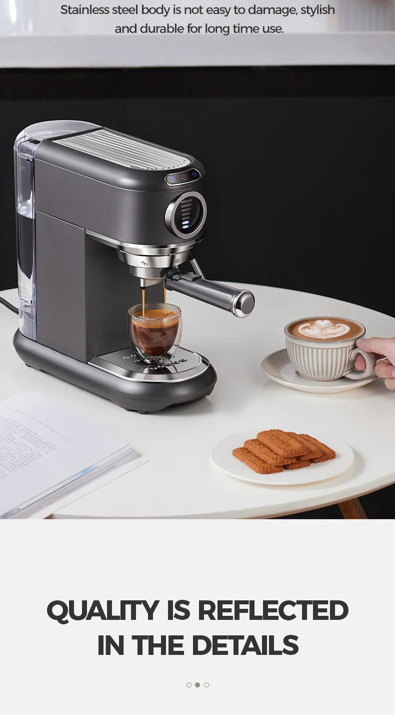 Cafelffe 4-in-1 Coffee Maker – 19 Bar Espresso Machine, Dolce Gusto & Nespresso Capsule, ESE Pod & Ground Coffee