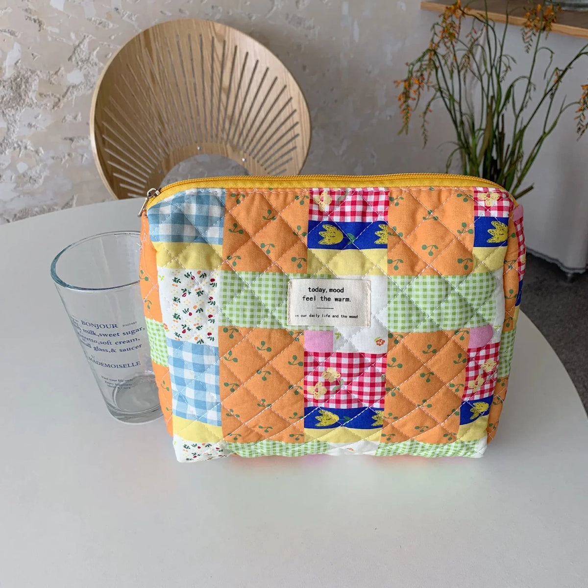 Large Capacity Cosmetic Clutch Bag – Women's Travel Makeup Storage Bag with Zipper