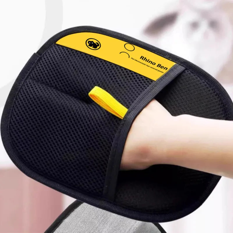 Pet Grooming Gloves — Double-Sided Hair Remover