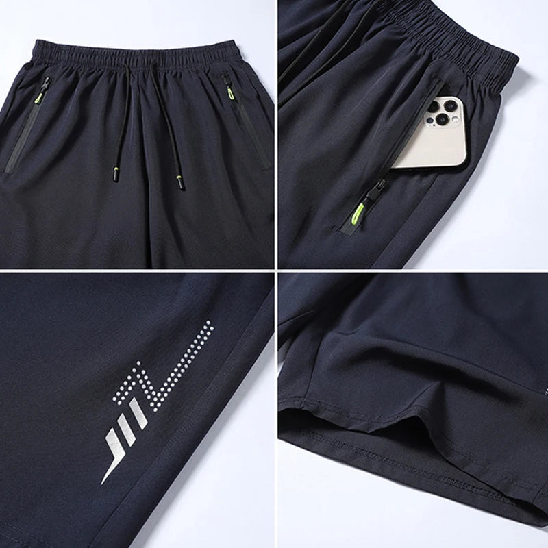 Men's Elastic Casual Running Shorts — Lightweight Everyday Athletic Shorts
