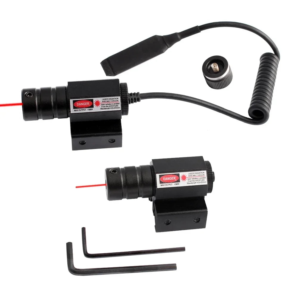 Mini Red Dot Laser Sight – Adjustable 635-655nm with 11mm/20mm Rail Mount
