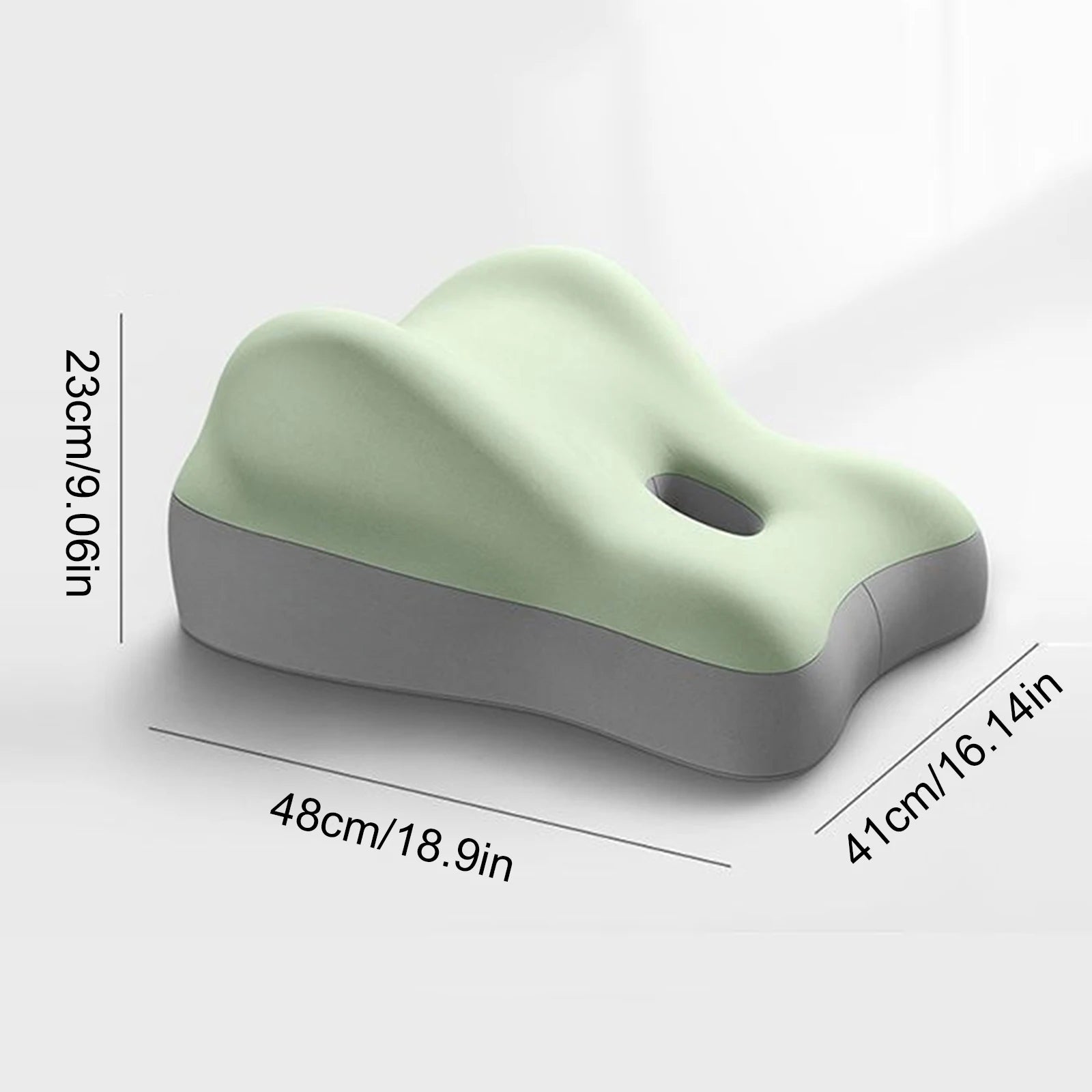 Ergonomic Wedge Bed Pillow — Memory Foam Support for Back, Neck & Waist Pain Relief
