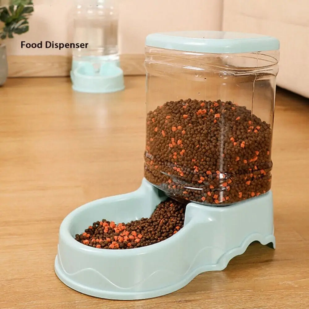 3.8L Automatic Pet Water Fountain & Food Dispenser