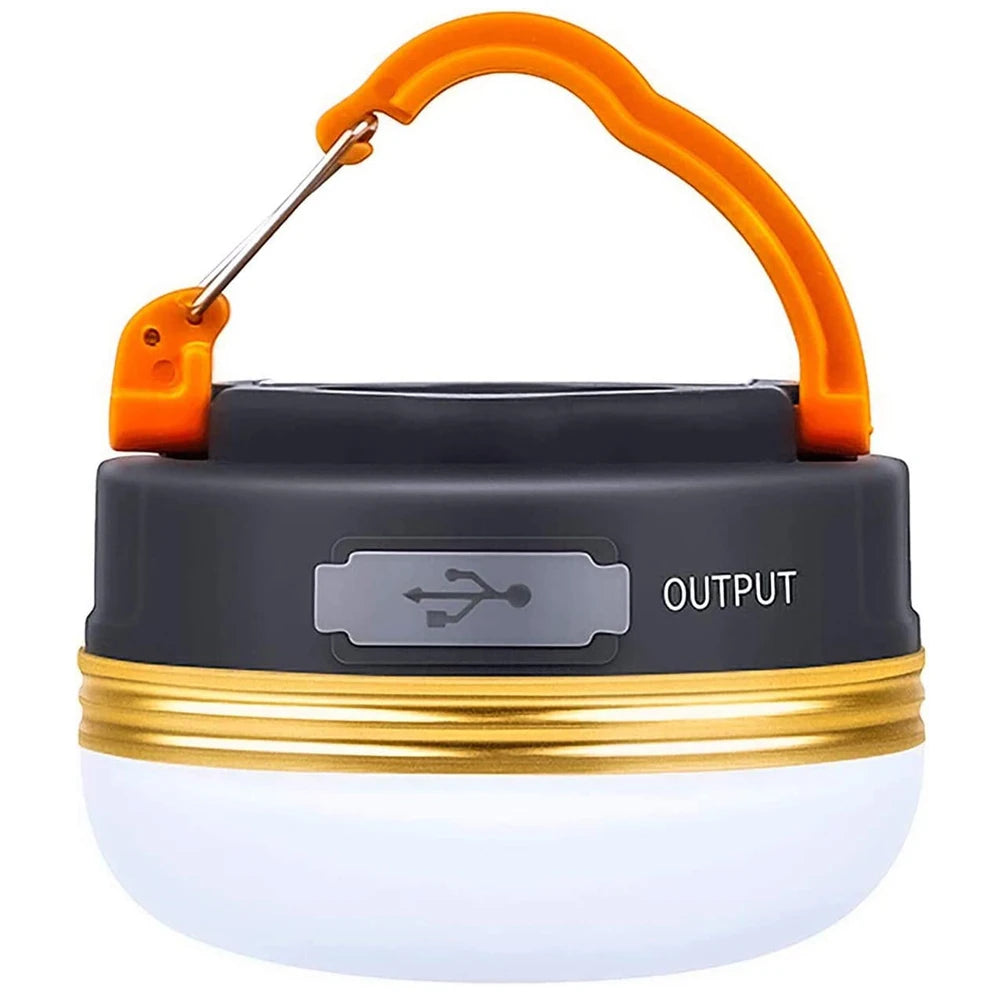 10W USB Rechargeable Camping Lantern – 1200mAh Portable Hanging Tent Light for Hiking & Outdoor Use