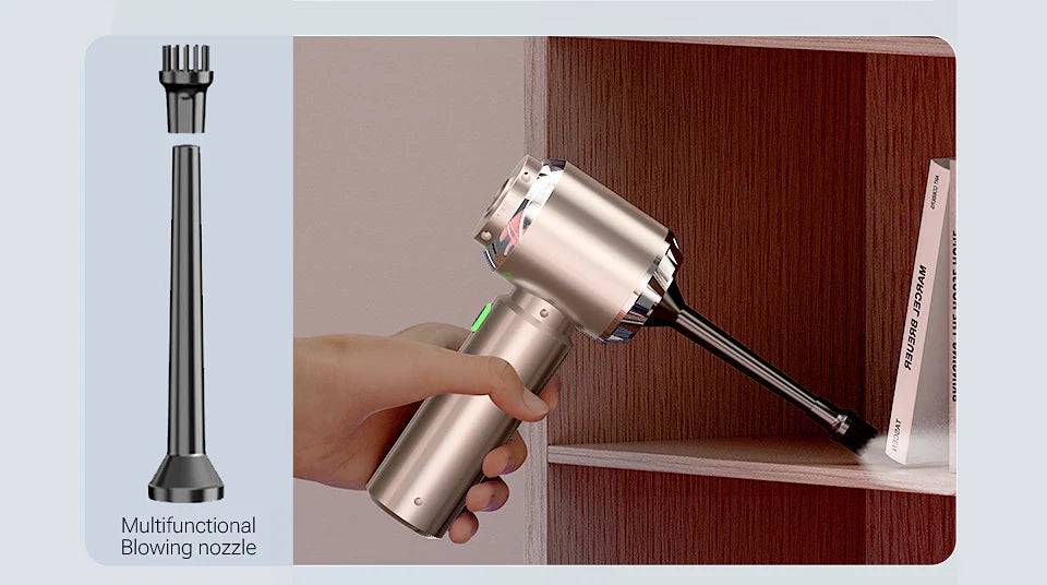 SZUK C012MAX Cordless Car Vacuum Cleaner – Strong Suction Wireless Handheld & Air Blower