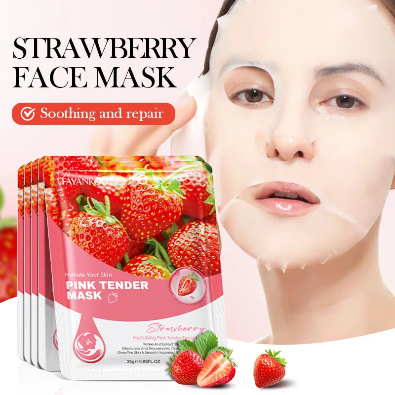 Fruit Facial Sheet Masks — Moisturizing 10 Pack