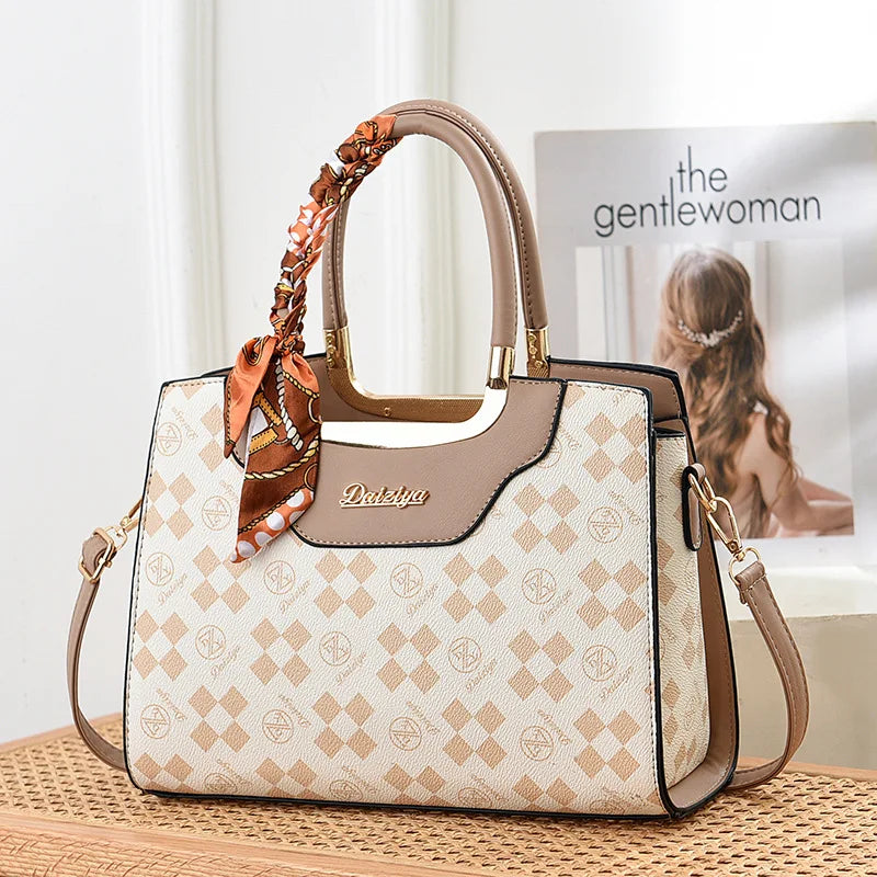 Luxury Embroidered Floral Soft PU Leather Crossbody Shoulder Bag – Casual Designer Handbag for Women
