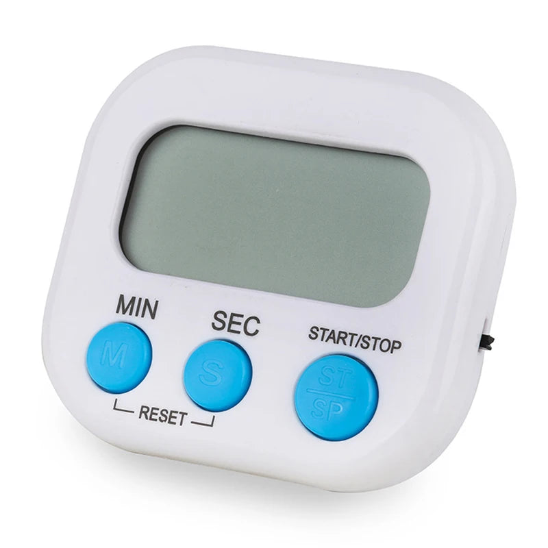 Digital Kitchen Timer – 99-Minute Magnetic Countdown Timer with Stand & Loud Alarm