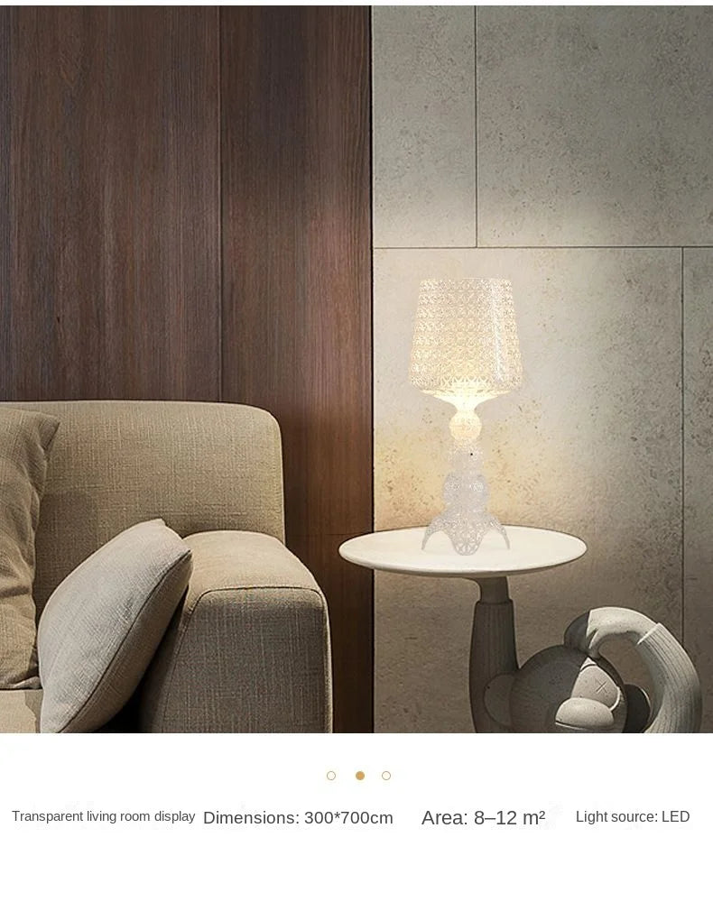 Acrylic Table Lamp – Modern Bedside Lighting