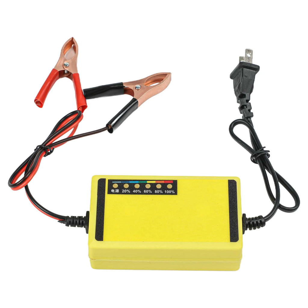 12V Fast Charging Car Battery Charger – Automatic High-Power Motorcycle & Acid Battery Charger