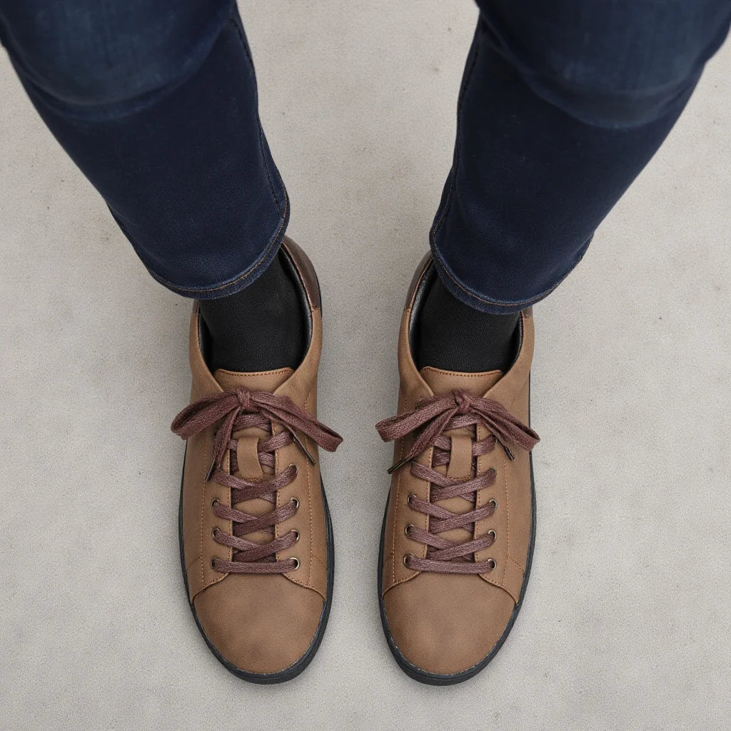 Men's Lightweight Breathable Fashion Sneakers — Comfortable Casual Everyday Shoes