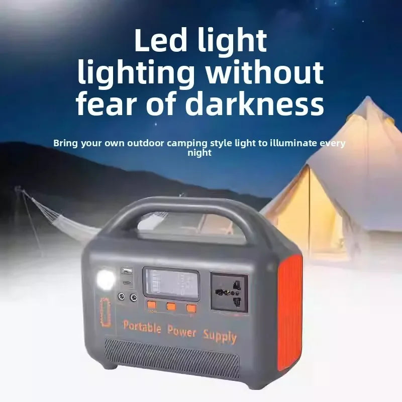 500W Portable Power Station — Multi-Output Solar Generator for Outdoor & Emergency Use