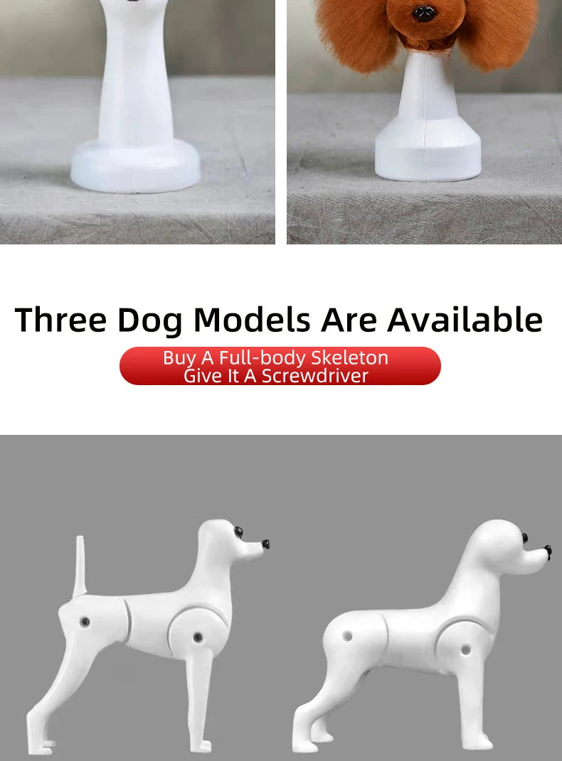 Full-Body Poodle Grooming Practice Model