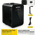 Enventor 10L Mini Car Refrigerator — Portable Skincare Fridge AC 120V/DC 12V Thermoelectric Cooler & Warmer for Camping