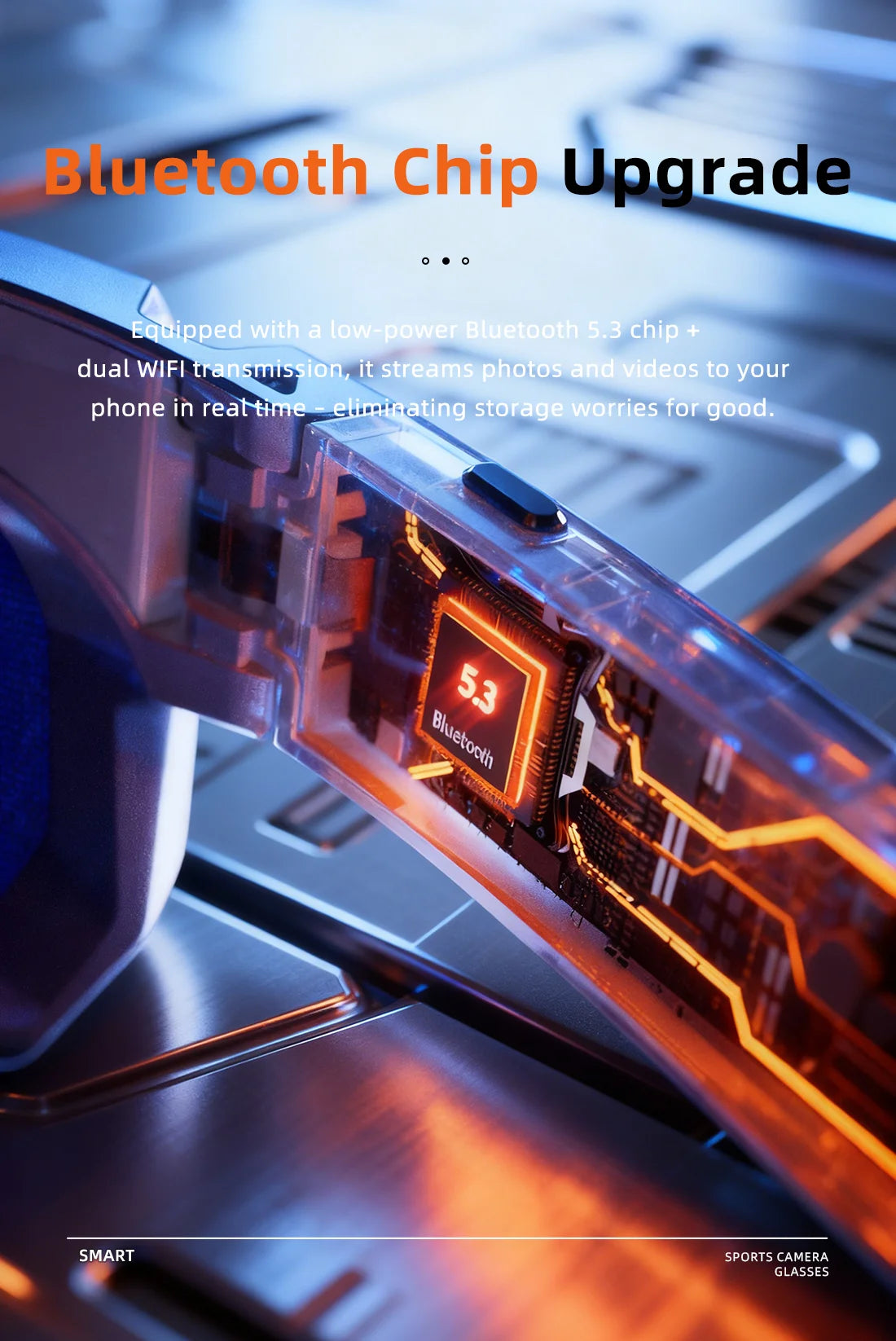 Break Every Language Barrier — AI Voice Translate Smart Glasses | 1200P HD Camera, Bluetooth 5.3, Anti-Shake & Polarized Lens