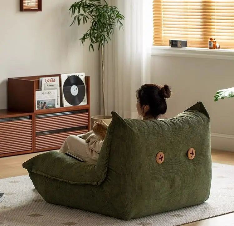 Caterpillar Floor Lounge Chair with Deep Seat
