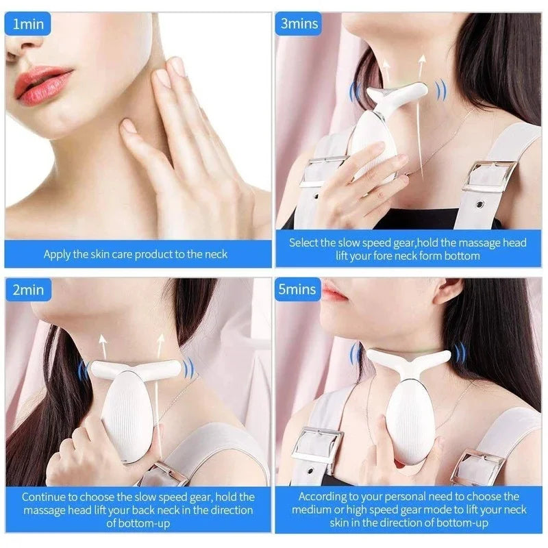 Microcurrent Face Lifting Device – Neck, Eye & Facial Skin Rejuvenation Anti-Aging Massager