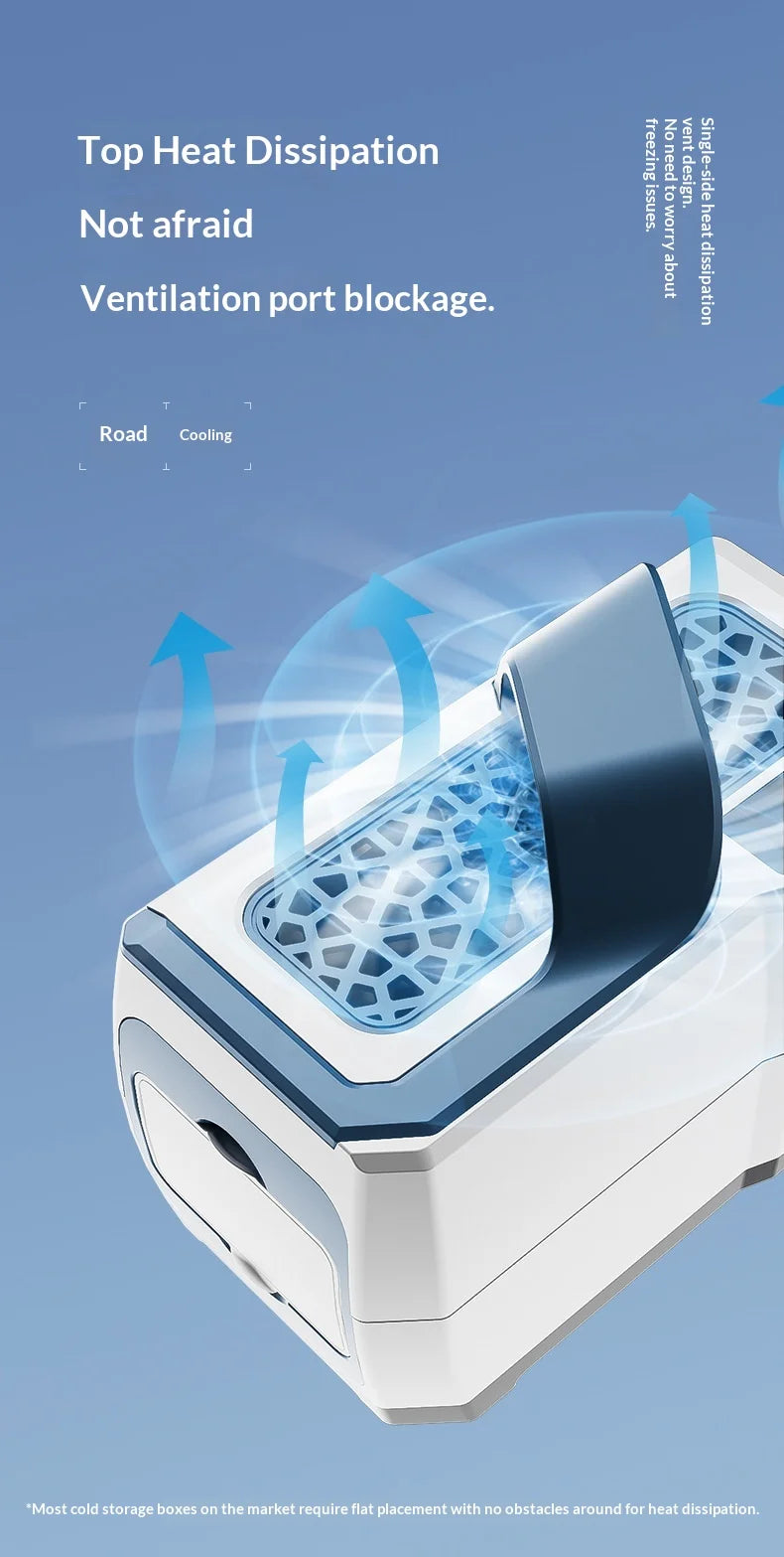 16800mAh Portable Insulin Cooler Case — Mini Medicine Refrigerator 0-18°C USB Charging Travel Cooling Box