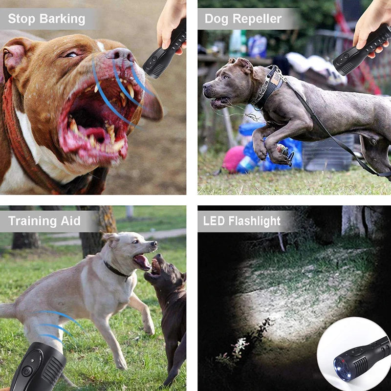Rechargeable Ultrasonic Dog Repeller – Anti-Barking & Dog Protection Device