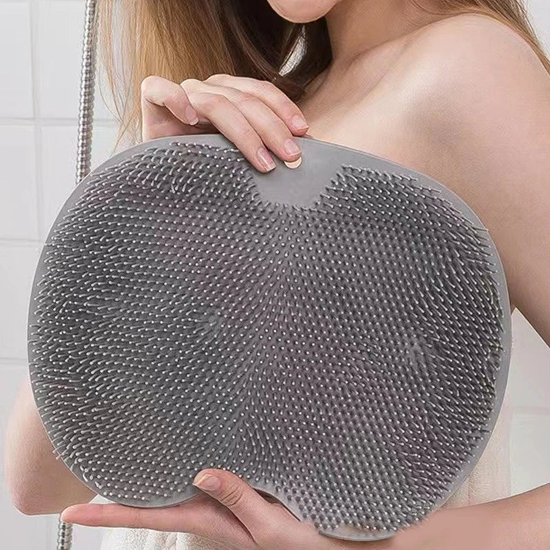 Exfoliating Shower Massage Mat – Non-Slip Bath Scrub Pad with Suction Cups for Foot & Body