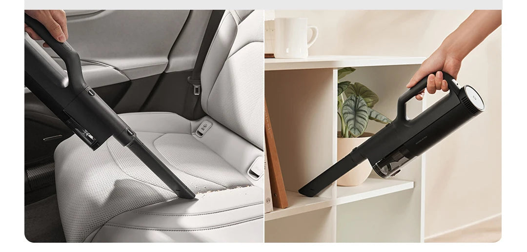 Mijia Car Vacuum Cleaner — 21kPa Suction, 5-Stage Filtration, 2400mAh, Type-C Charging