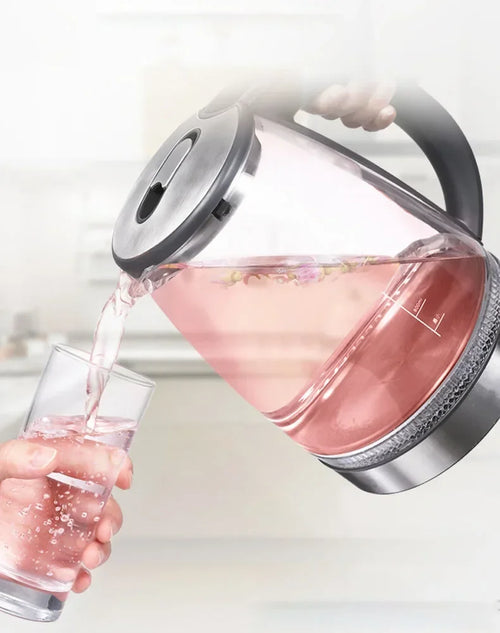 1.5L Electric Glass Kettle — Fast Boiling Borosilicate Tea Pot for Home & Office
