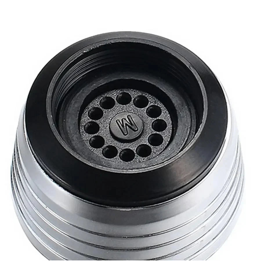 Less Splash. Less Waste. — Stainless Steel Faucet Sprinkler & Water-Saving Extender | Rotating, Splash-Proof, Easy Install, Kitchen & Bathroom