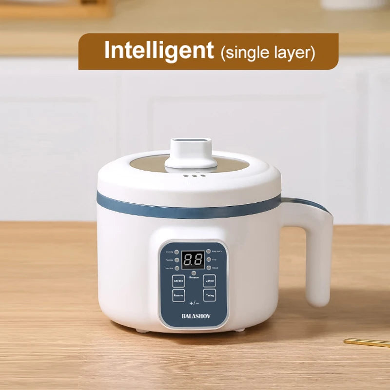 1.7L Electric Rice Cooker – Non-Stick, Single/Double Layer, 220V Smart Mechanical MultiCooker for Home