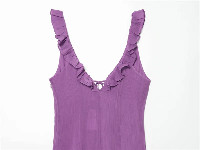 Ruffled Wrinkled Chic Personality Dress — Casual Spring Summer Women's Fashion Dress