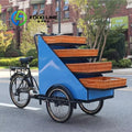 Electric Mobile Tricycle Food Display Bike Cart – Coffee & Hot Dog Vendor Bike