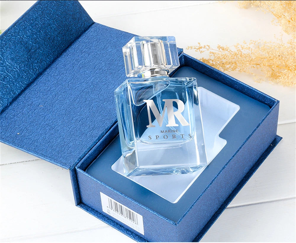 Men's Ocean Pheromone Cologne Spray 50ml – Fresh Aquatic Long-Lasting Fragrance