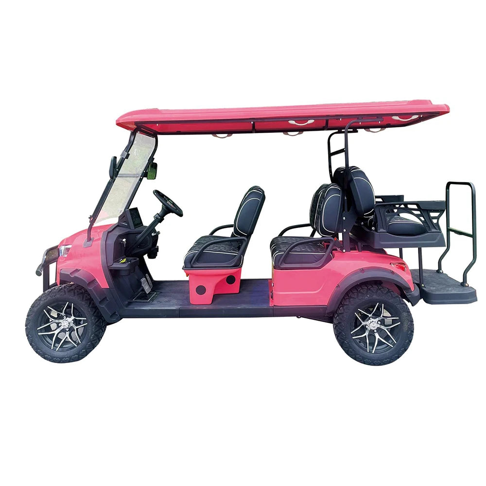 Electric Golf Cart — 6 Seater 4-Wheel Drive Luxury Model, 48V, 30–50 km/h, 70–90km Range