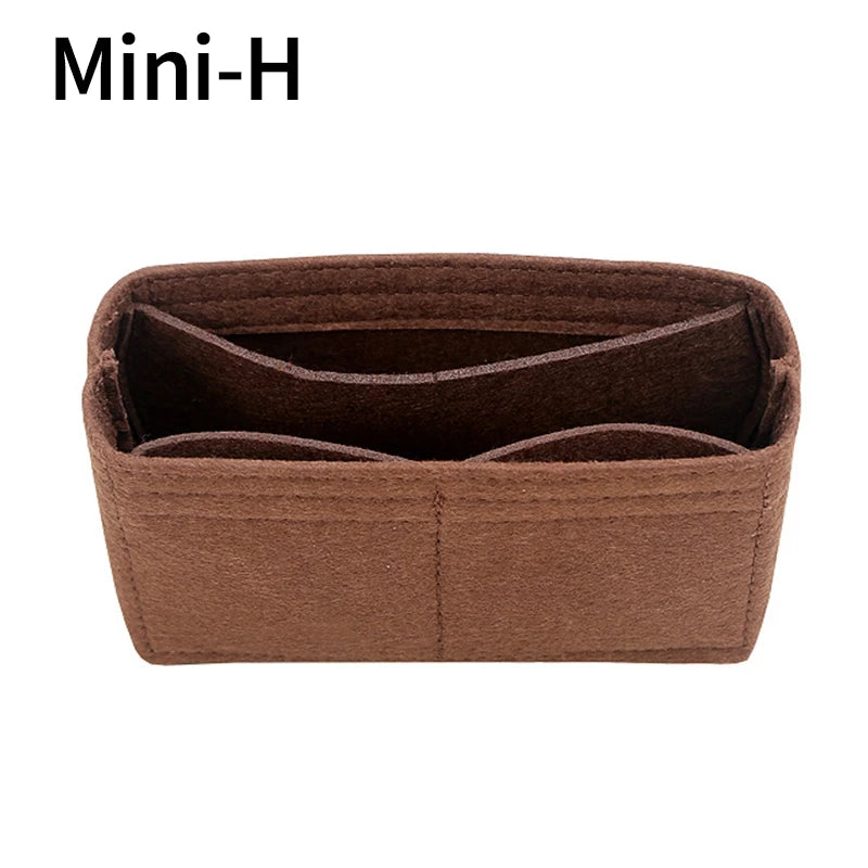 Bag Organizer Insert for Longchamp Small Tote – Inner Liner Handbag Organizer, Mini Size