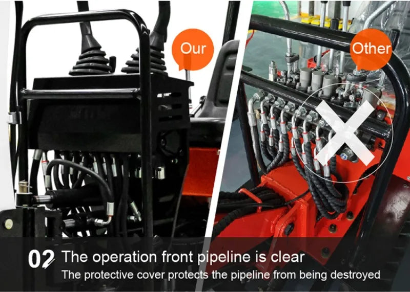 1.2 Ton Mini Digger – Compact Excavator for Construction & Engineering