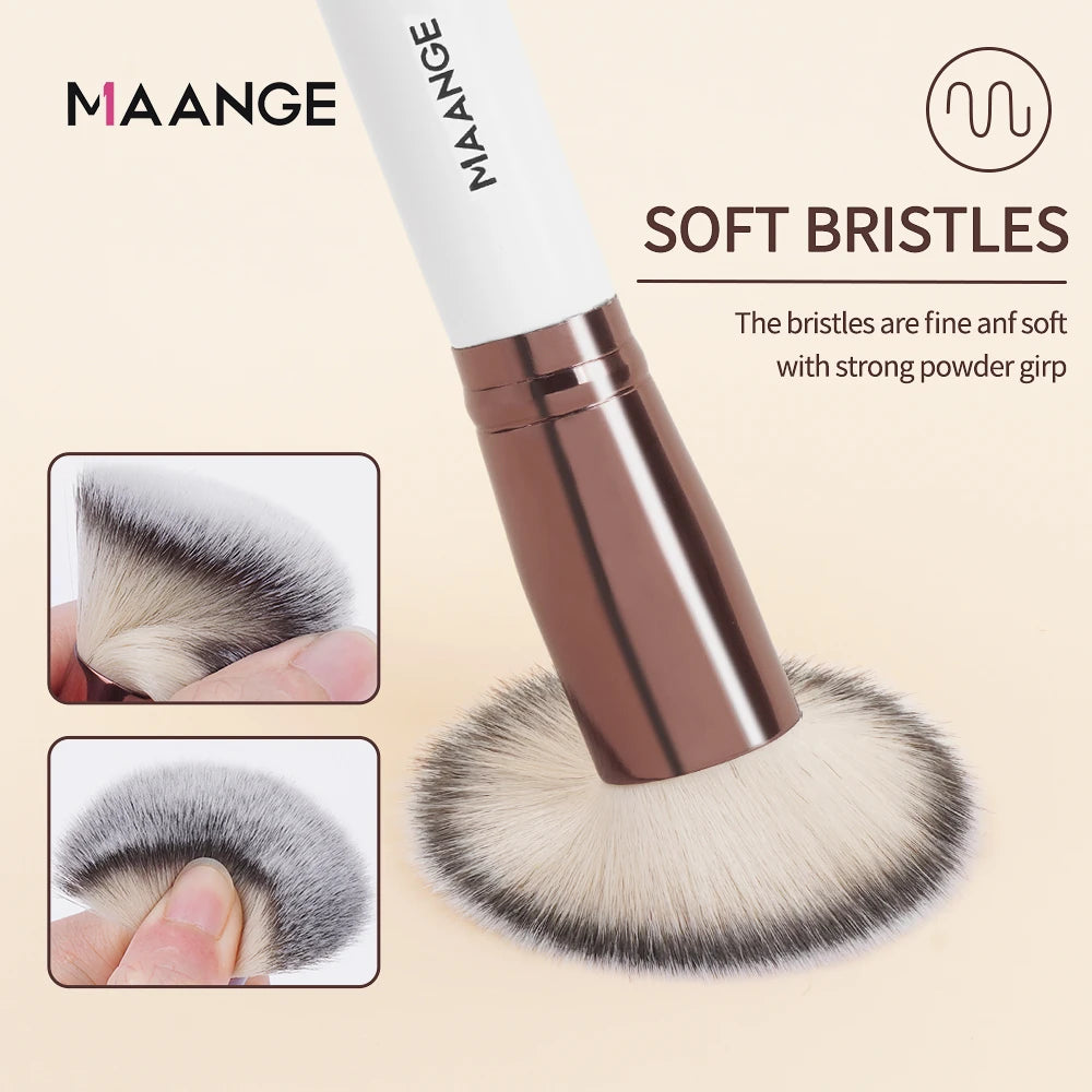 MAANGE Single Makeup Brush with Box — Foundation & Blush