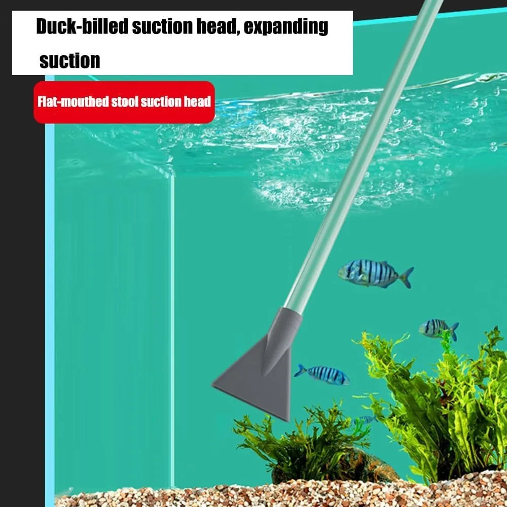 Aquarium Siphon Vacuum Cleaner Tool Set – Fish Tank Gravel & Sand Cleaning with Extension Tube