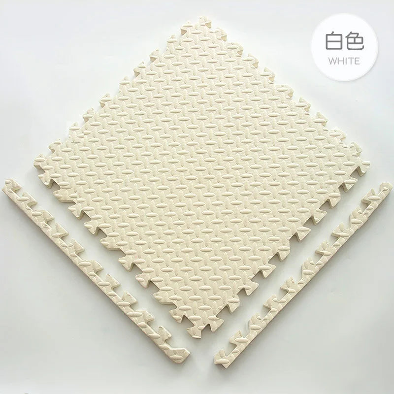 Interlocking Gym Floor Mat – Anti-Slip Rubber Exercise Mat for Home Workout, Weightlifting & Yoga