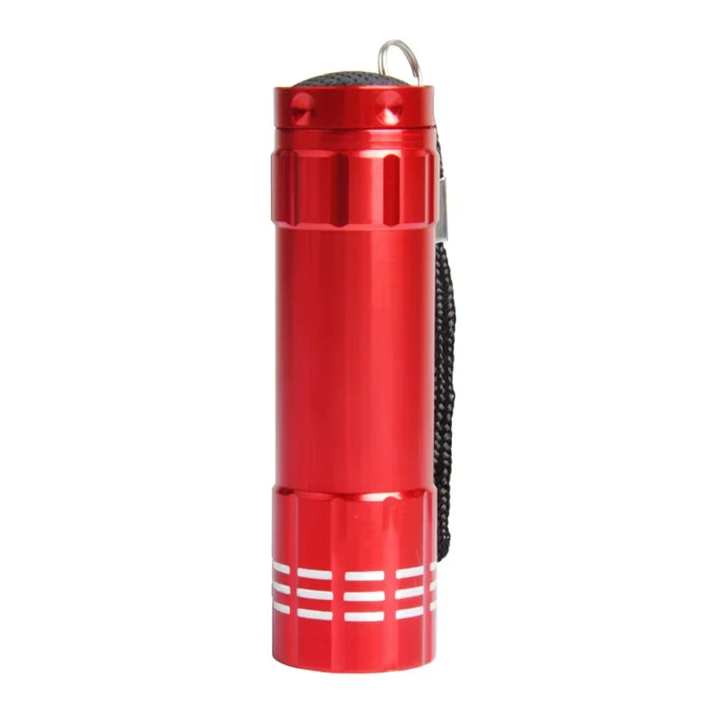 UV Blacklight Flashlight | 9/12 LED 395nm, Pet Urine & Stain Detector, Waterproof Aluminum, Batteries Not Included