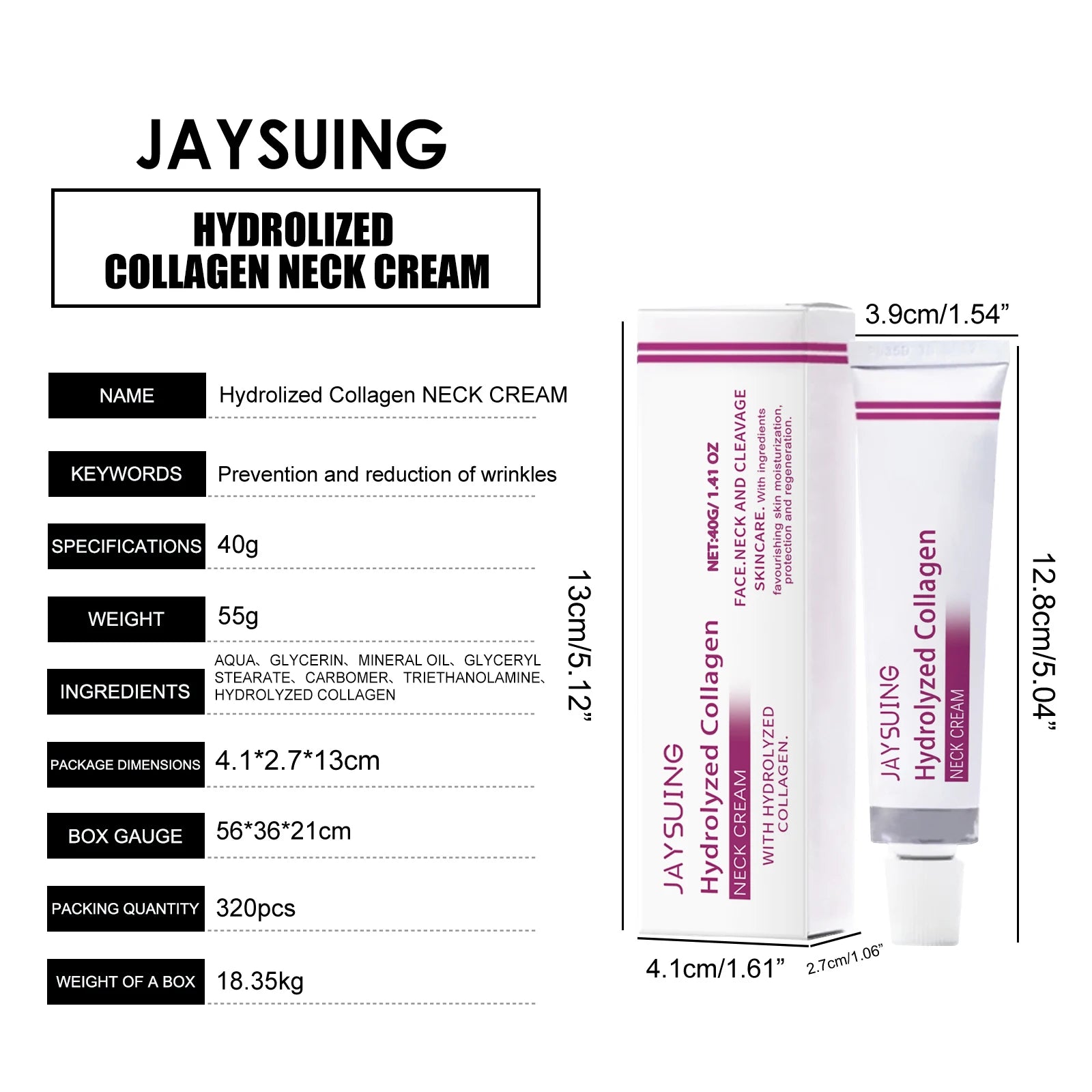 Collagen Neck Cream — Firming, Lifting & Double Chin Reducer