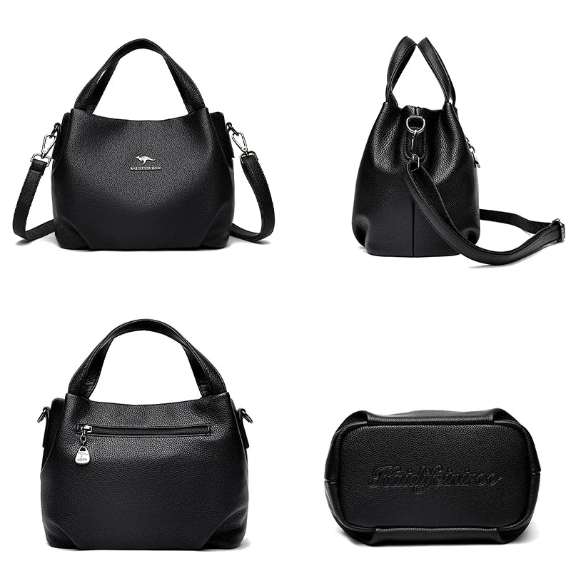 LUYIAIXI Luxury Letter Accent Crossbody Shoulder Tote – High Quality Designer Handbag for Women