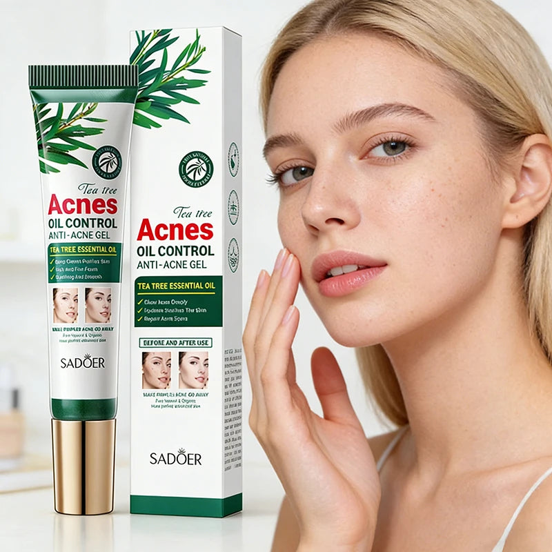 SADOER Tea Tree Acne Clearing Facial Gel Cream