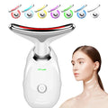 7-Color LED EMS Face & Neck Lifting Massager – Anti-Wrinkle, 45°C Heat & Vibration Skin Tightening Device