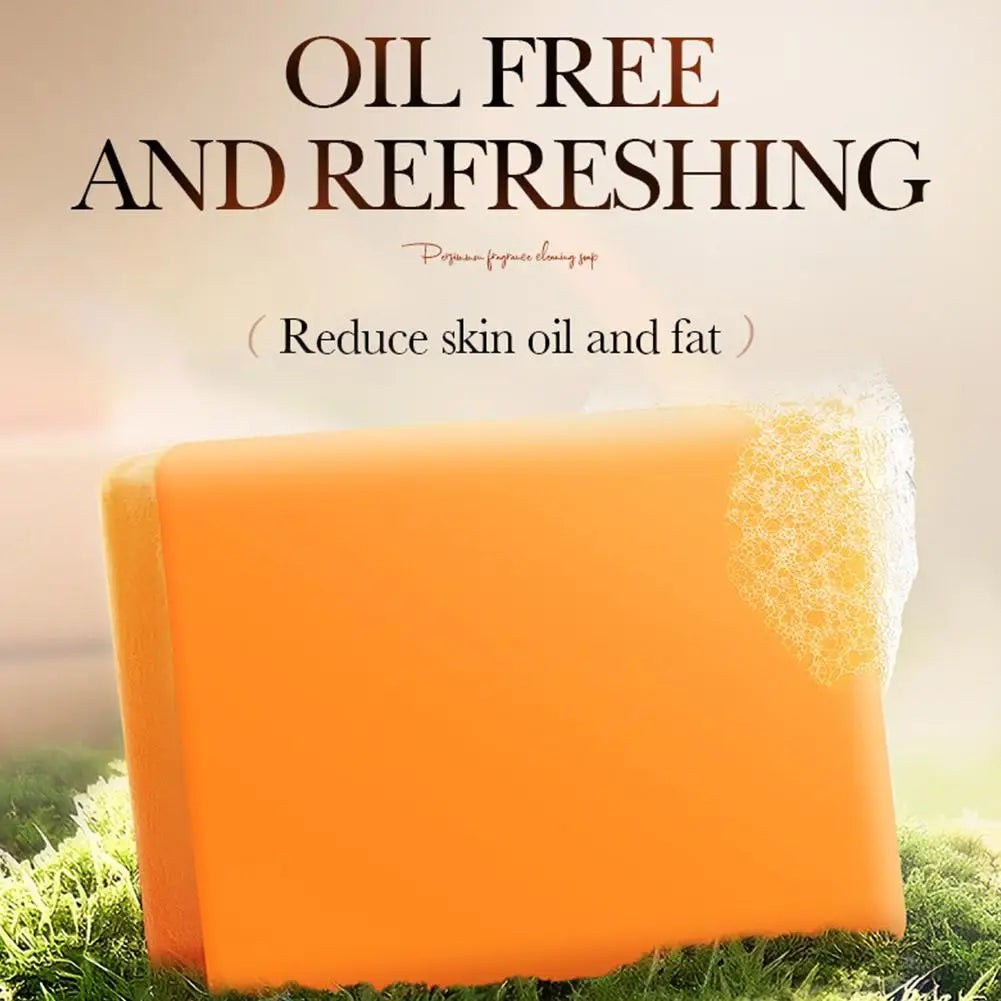 Persimmon Soap Bar 100g – Deep Cleansing, Oil Control & Odor Eliminating Skin Care