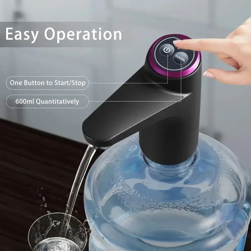 Portable 5-Gallon Water Dispenser — USB Charging Automatic Electric Pump