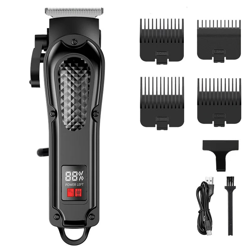 Electric Bald Head Hair Clipper & Grooming Tool – Self-Shaving Barber Machine for Home & Professional Use