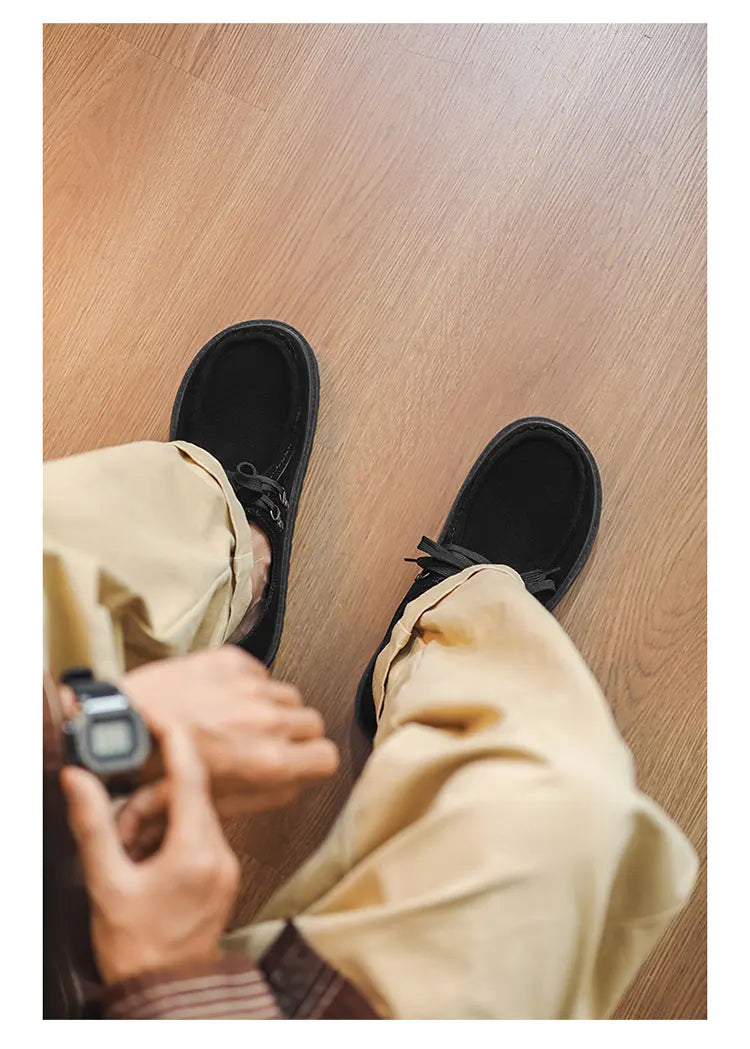 Men's Wide Toe Barefoot Retro Casual Walking Shoes