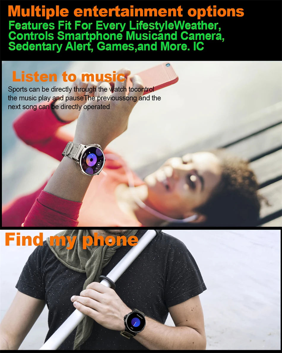 Men's GPS Smart Watch | 1.85" HD AMOLED 710mAh Bluetooth Call Sport Smartwatch for Android & iOS