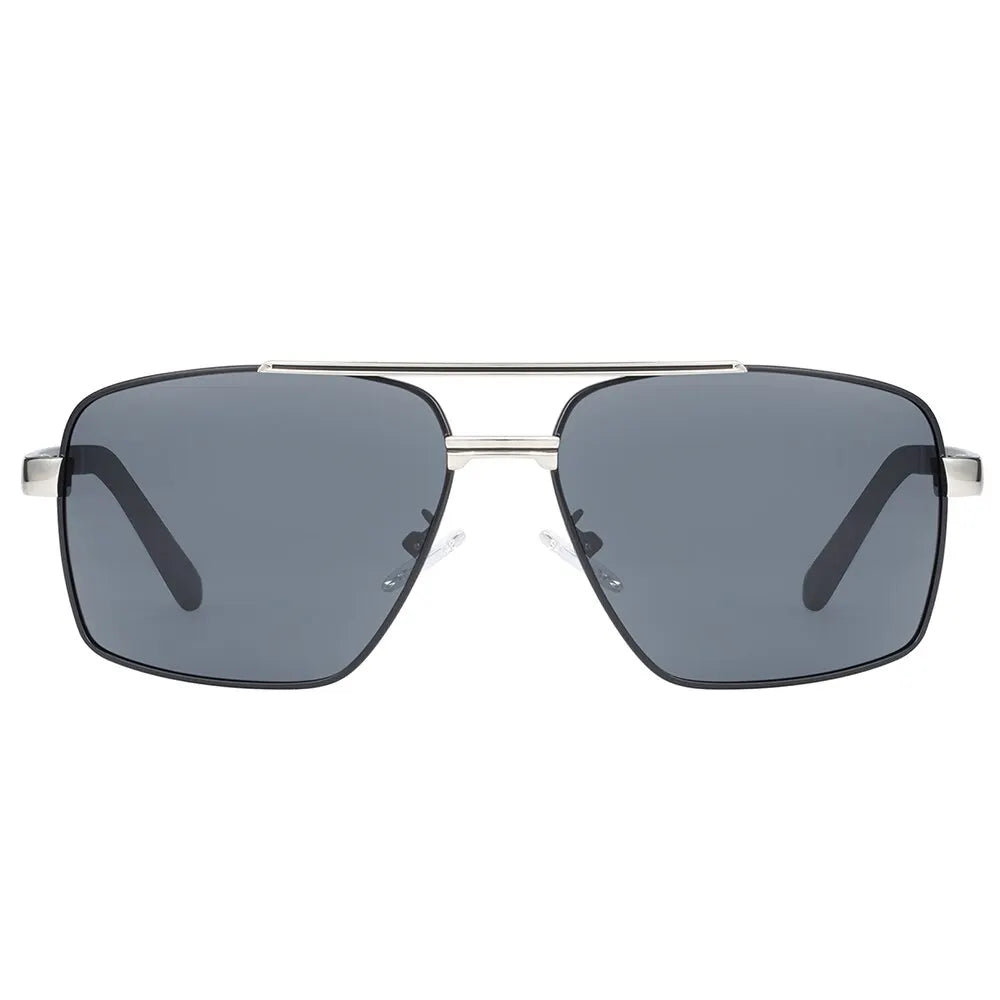 BARCUR Pilot Style Metal Frame Sunglasses | HD Polarized Mirror UV400 for Men & Women