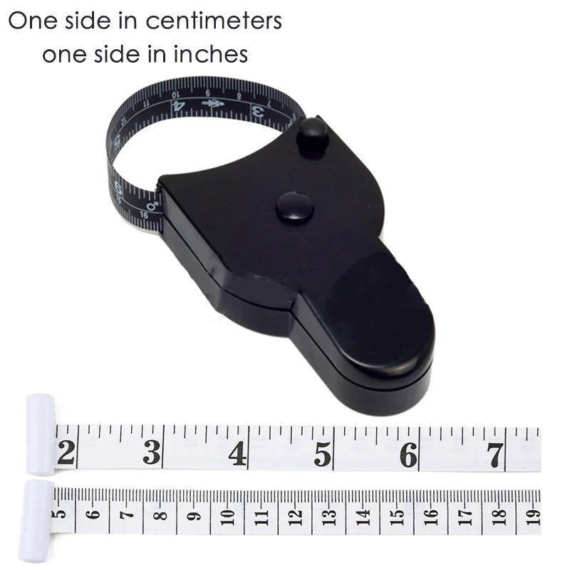 Self-Tightening Body Measuring Tape — 150cm Retractable Tailor Ruler