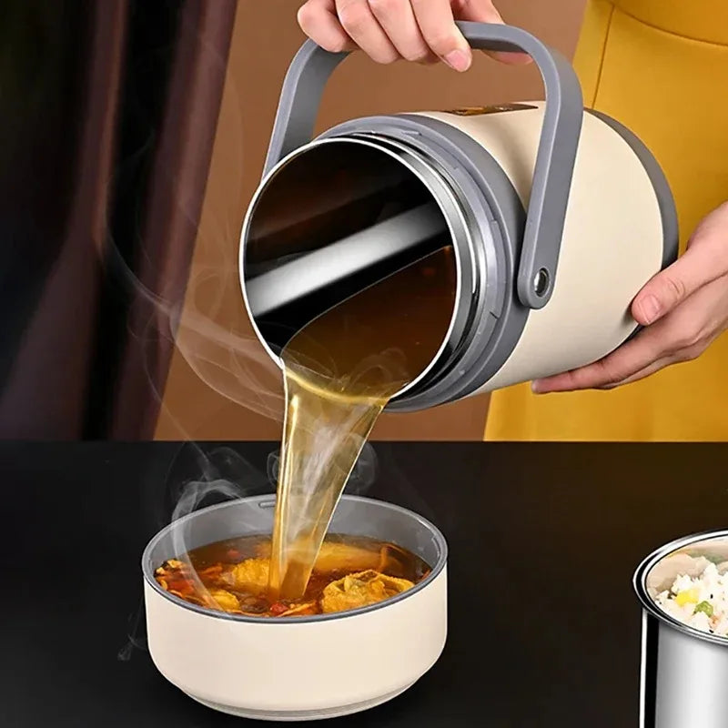 USB Heated Lunch Box – Stainless Steel 65°C Warmer